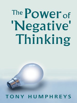 cover image of The Power of Negative Thinking